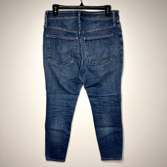 J. Crew Reimagined Women's Jeans Size 30P Toothpick Skinny Leg Dark Wash - Picture 5 of 10